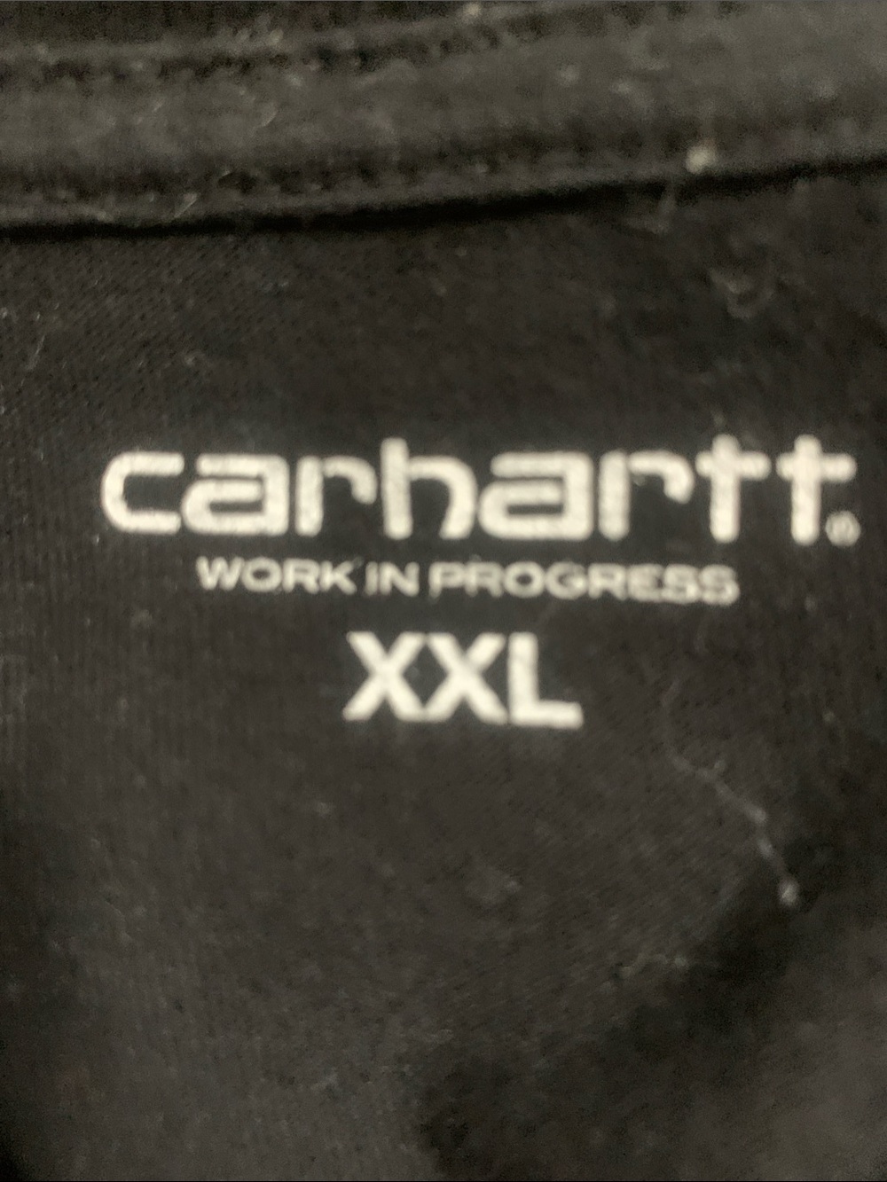 Carhartt Black Short-Sleeve Tee with Small White Chest Graphic - Picture 2 of 4